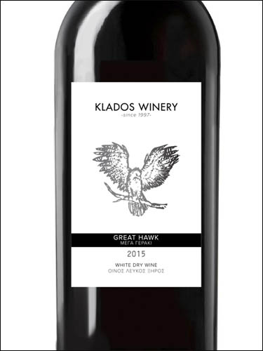 фото Klados Winery Great Hawk Rethymno PGI Кладос Вайнери Грейт Хоук Ретимно Греция вино белое