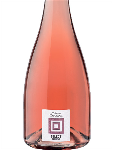 фото Chateau Tamagne Select Rose Brut Шато Тамань Селект Розе Брют Россия вино розовое