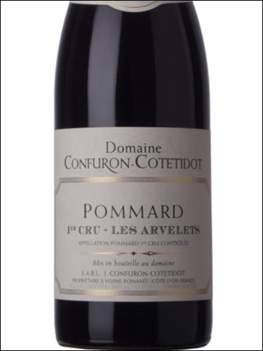 фото Domaine Confuron-Cotetidot Pommard Premier Cru Les Arvelets AOC Домен Конфюрон-Котетидо Поммар Премье Крю Лез Арвеле Франция вино красное