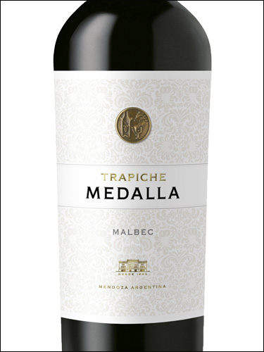 фото Trapiche Medalla Malbec Трапиче Медалья Мальбек Аргентина вино красное