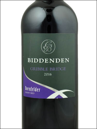 фото Biddenden Gribble Bridge Dornfelder Бидденден Гриббл Бридж Дорнфельдер Великобритания вино красное