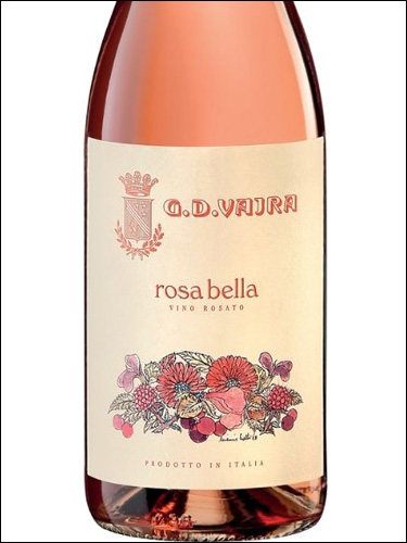 фото G. D.Vajra Rosabella Rosato Дж. Д. Вайра Розабелла Розато Италия вино розовое