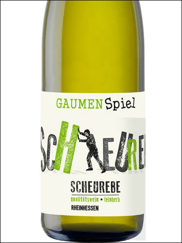 фото Gaumen Spiel Scheurebe Rheinhessen Гаумен Шпиль Шойребе Рейнхессен Германия вино белое