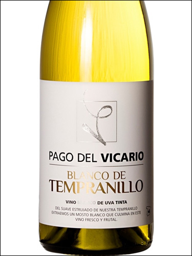 фото вино Pago del Vicario Blanco de Tempranillo 
