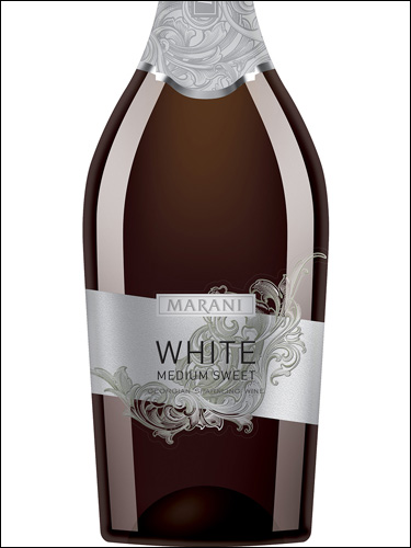фото Marani Sparkling White Medium Sweet Марани Игристое Белое полусладкое Грузия вино белое