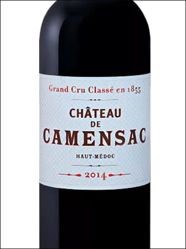 фото Chateau Camensac 5-eme Grand Cru Classe Haut-Medoc AOC Шато Камансак О-Медок Франция вино красное