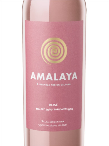 фото Amalaya Rose Амалайя Розе Аргентина вино розовое