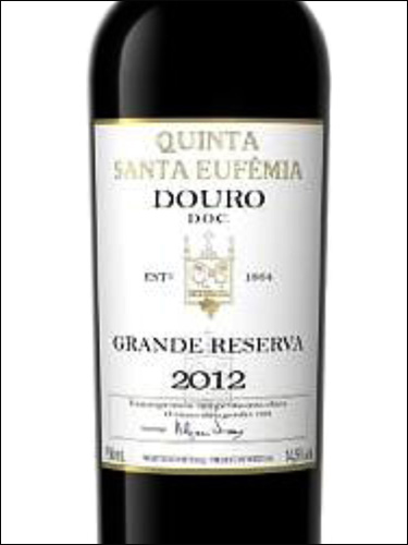 фото Quinta Santa Eufemia Tinto Grande Reserva Douro DOC (Кинта Санта Эуфемия Тинту Гранде Резерва Дору Португалия вино красное