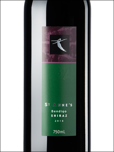 фото St Anne’s Bendigo Shiraz Сент Энн'с Бендиго Шираз Австралия вино красное