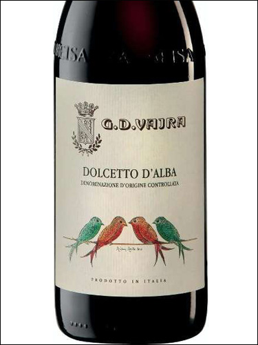 фото G. D. Vajra Dolcetto d’Alba DOC Дж. Д. Вайра Дольчетто д’Альба Италия вино красное