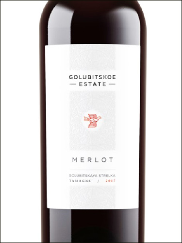 фото Golubitskoe Estate Merlot Поместье Голубицкое Мерло Россия вино красное
