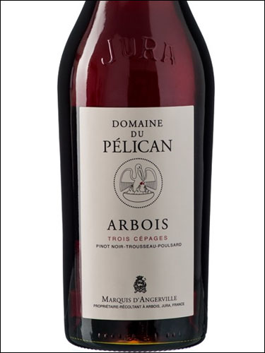 фото Domaine du Pélican Trois Cepages Arbois AOC Домен дю Пеликан Труа Сепаж Арбуа Франция вино красное