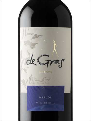 фото de Gras Estate Merlot Central Valley DO де Грас Истейт Каберне Совиньон Центральная Долина Чили вино красное