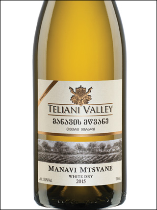 фото Teliani Valley Manavi Mtsvane Телиани Вели Манави Мцване Грузия вино белое
