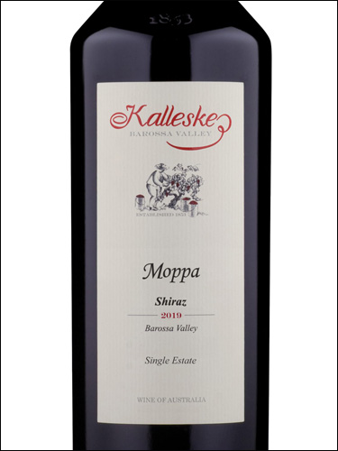 фото Kalleske Moppa Shiraz Barossa Valley Каллеске Моппа Шираз Долина Баросса Австралия вино красное
