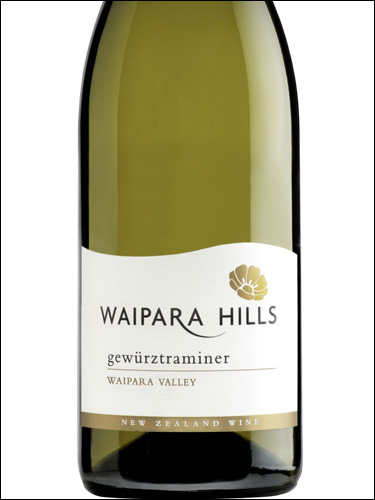 фото Waipara Hills Gewurztraminer Waipara Valley Вайпара Хиллс Гевюрцтраминер Долина Вайпара Новая Зеландия вино белое