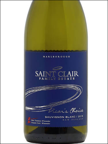 фото Saint Clair Vicar's Choice Sauvignon Blanc Marlborough Сент Клэр Вайкар'с Чойс Совиньон Блан Мальборо Новая Зеландия вино белое