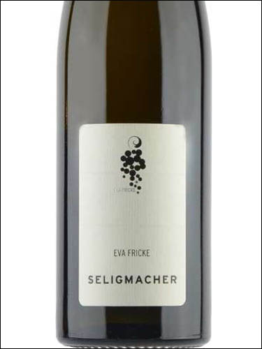 фото Eva Fricke Riesling Seligmacher QbA Ева Фрике Рислинг Зелигмахер Германия вино белое