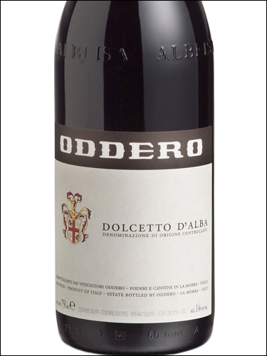 фото Oddero Dolcetto d'Alba DOC Оддеро Дольчетто д'Альба Италия вино красное