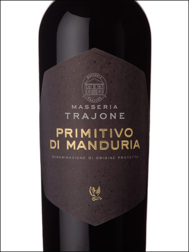 фото Masseria Trajone Primitivo di Manduria DOP Массерия Трайоне Примитиво ди Мандурия Италия вино красное
