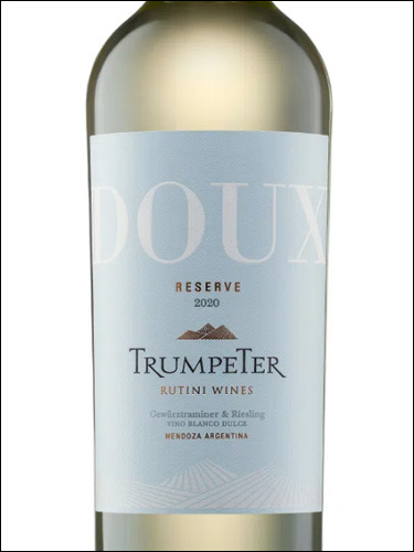 фото Rutini Wines Trumpeter Reserve Doux Рутини Вайнс Трумпетер Резерв Ду Аргентина вино белое