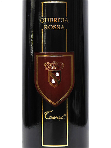 фото Terenzi Quercia Rossa Rosso del Frusinate IGT Теренци Кверча Росса Россо дель Фрузинате Италия вино красное