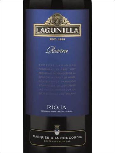 фото вино Marques de La Concordia Lagunilla Reserva Rioja DOC 