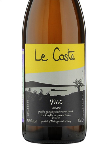 фото Le Coste Le Coste Bianco Ле Косте Ле Косте Бьянко Италия вино белое