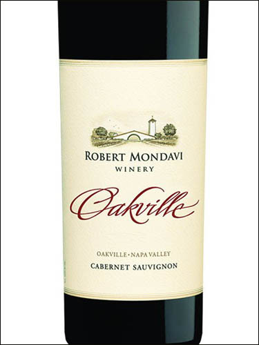 фото Robert Mondavi Winery Cabernet Sauvignon Oakville Napa Valley Роберт Мондави Вайнери Каберне Совиньон Оквилл Напа Вэлли США вино красное