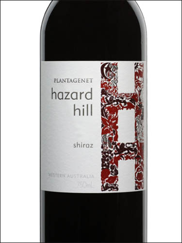 фото Plantagenet Hazard Hill Shiraz Плантагенет Хэзард Хилл Шираз Австралия вино красное