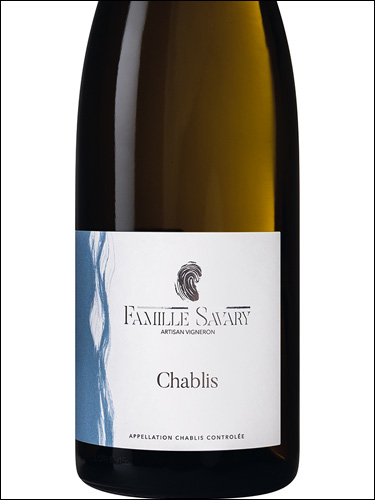 фото Famille Savary Chablis AOC Фамий Савари Шабли Франция вино белое