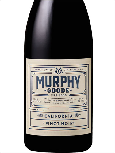 фото Murphy-Goode Pinot Noir California Мерфи-Гуд Пино Нуар Калифорния США вино красное