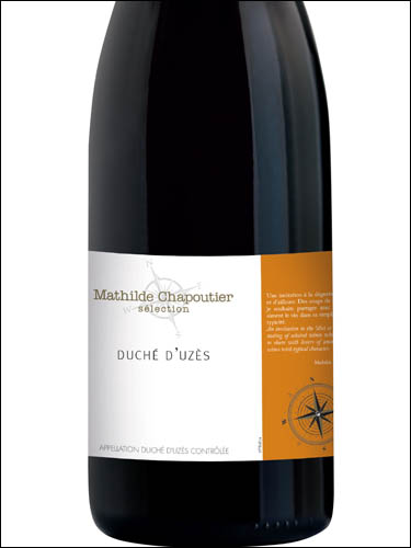 фото Mathilde Chapoutier Selection Rouge Duche-d'Uzes AOC Матильде Шапутье Селексьон Руж Дюше д-Юзес Франция вино красное