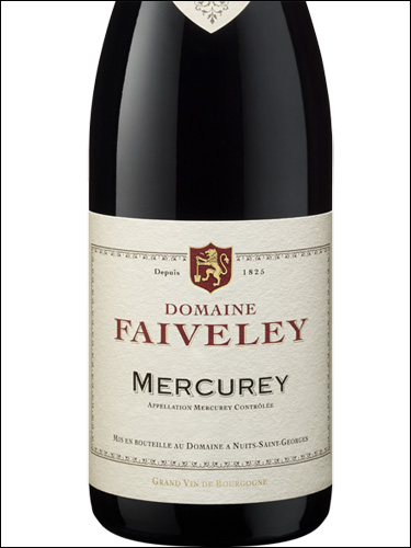 фото Domaine Faiveley Mercurey Rouge AOC Домен Февле Меркюре Руж Франция вино красное