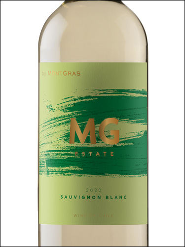 фото MG Estate Sauvignon Blanc МГ Истейт Совиньон Блан Чили вино белое