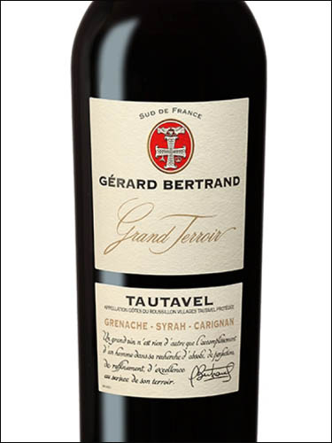 фото Gerard Bertrand Grands Terroirs Tautavel AOC Жерар Бертран Гран Терруар Тотавель Франция вино красное