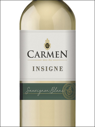фото Carmen Insigne Sauvignon Blanc Кармен Инсигне Совиньон Блан Чили вино белое