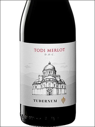 фото Cantina Tudernum Todi Merlot DOC Кантина Тудернум Тоди Мерло Италия вино красное