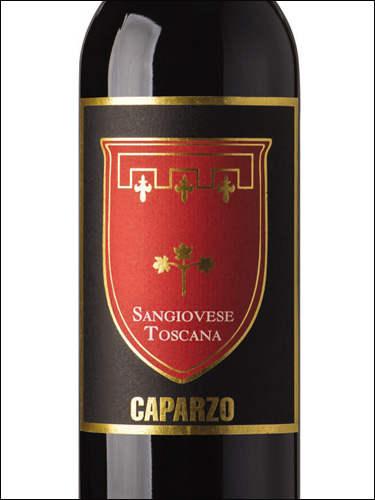 фото Caparzo Sangiovese Toscana IGT Капарцо Санджовезе Тоскана Италия вино красное