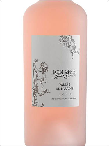 фото Domaine Haut Gleon Rose Vallee du Paradis IGP Домен О-Глеон Розе Вале дю Паради Франция вино розовое