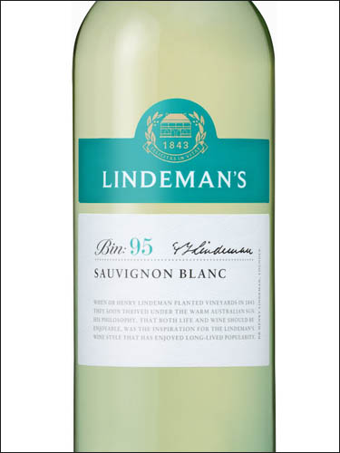фото Lindeman's Bin 95 Sauvignon Blanc Линдеманс  Бин 95 Совиньон Блан Австралия вино белое