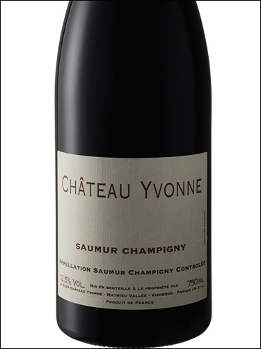 фото Chateau Yvonne Saumur Champigny AOC Шато Ивонн Сомюр-Шампиньи Франция вино красное