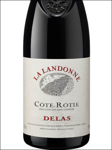 фото Delas La Landonne Cote-Rotie AOC Делас Ла Ландон Кот-Роти Франция вино красное