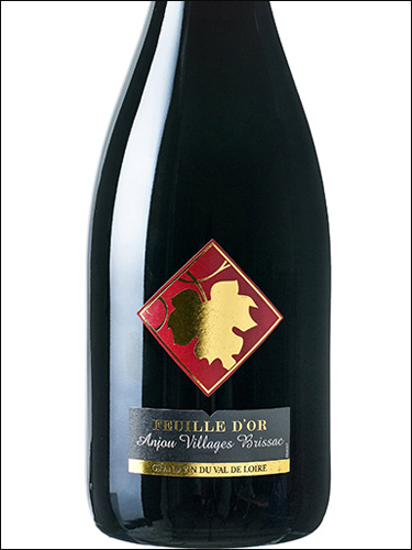 фото Feuille d’Or Anjou Villages Brissac AOC Фёй д'Ор Анжу Вилляж Бриссак Франция вино красное