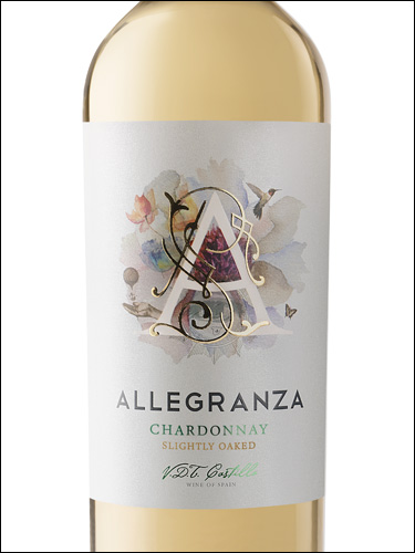 фото вино Allegranza Chardonnay Slightly Oaked Castilla IGP 
