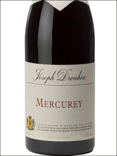 фото Joseph Drouhin Mercurey AOC Жозеф Друэн Меркюре Франция вино красное