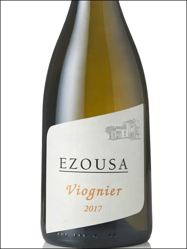 фото Ezousa Viognier Paphos PGI Эзуса Вионье Пафос Кипр вино белое