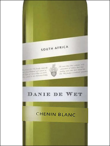 фото Danie de Wet Chenin Blanc Дани де Вет Шенен Блан ЮАР вино белое