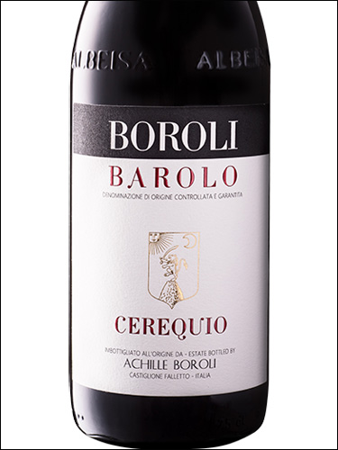 фото Boroli Barolo Cerequio DOCG Бороли Бароло Череквио Италия вино красное
