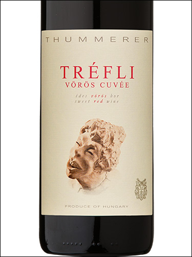 фото Thummerer Trefli Cuvee Voros Edes Туммерер Трефли Кюве Вёрёш Эдеш Венгрия вино красное